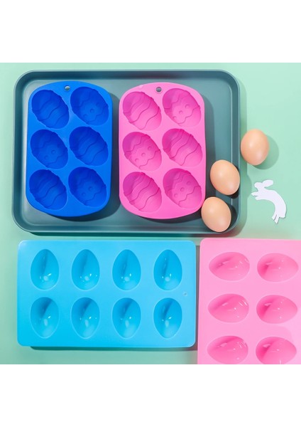 Tip-13 Stili Kek Silikon Kalıp Sevimli Tavşan Yumurtası Jöle Puding Paskalya Kek Tavası Çikolatalı Muffin Şeker Pişirme Kalıbı Kek Dekorasyonu En Yeni (Yurt Dışından) fırsatları