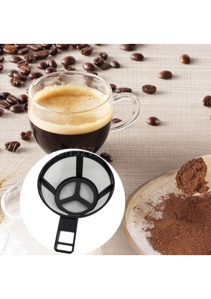 Yeniden Kullanılabilir Cezve Filtre Tutucu Saplı Mutfak Alet Araçları ile Damlatıcı Örgü Sepet (Yurt Dışından) fiyatları