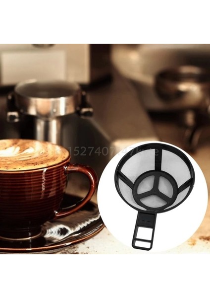 Yeniden Kullanılabilir Cezve Filtre Tutucu Saplı Mutfak Alet Araçları ile Damlatıcı Örgü Sepet (Yurt Dışından) modelleri