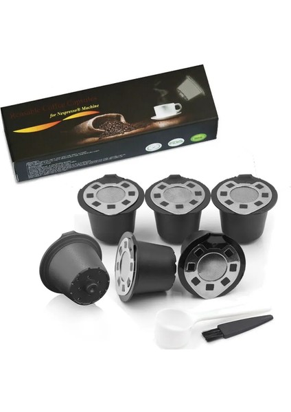 Açık Sarı Stil Recafımıl Güncelleme Sürümü Kahve Kapsülü Nespresso Makinesi Için Paslanmaz Çelik Kapaklı Altın Espresso Kahve Filtresi Cafe Pod (Yurt Dışından)