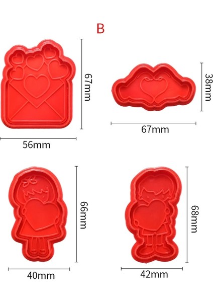 C Stili Et Balon Aşk Kurabiye Pul Kesici Kalıpları Sevgililer Günü Kurabiye Pulları Plastik Kurabiye Bisküvi Kalıbı Pişirme Araçları (Yurt Dışından) modelleri