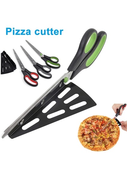 Açık Gri Tarzı Zza Veya Kesici Paslanmaz Çelik Veya Ayrılabilir Spatula ile Kesilmiş Pizza Ev Mutfak Yemek Bar Aletleri (Yurt Dışından)