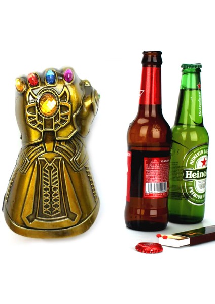 Kırmızı Bakır Tarzı Mutfak Bar Aletleri Ev Açacakları Yaratıcı Bira Açacağı Çok Amaçlı Infinity Thanos Eldiven Eldiven Soda Cam Kapak Sökücü (Yurt Dışından) indirimleri
