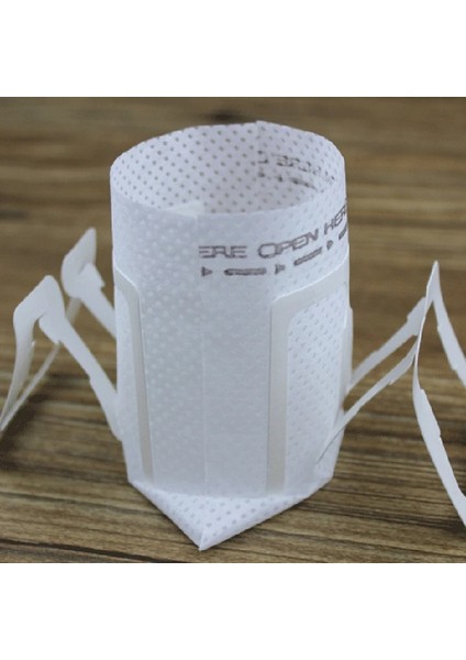 Beyaz Stil Tek Kullanımlık Damla Kahve Fincanı Filtre Torbaları Asılı Fincan Kahve Filtreleri Kahve ve Çay Aletleri (Yurt Dışından) fırsatları