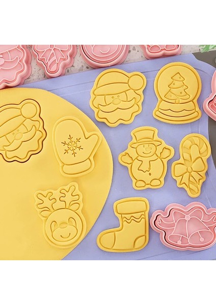 8 Adet B Tarzı Et Noel Bisküvi Kalıp Kurabiye Kesiciler Karikatür Noel Ağacı Noel Baba Kardan Adam Fondan Bisküvi Kurabiye Diy Pişirme Aracı Noel (Yurt Dışından) fırsatları