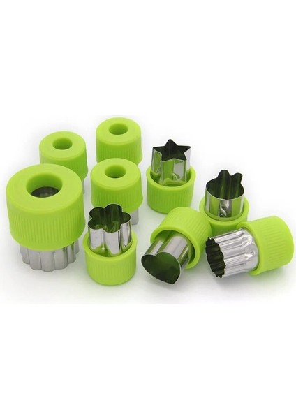 Goldbaking 9 Parça Paslanmaz Çelik Kurabiye Kesici Sebze Çiçek Şekli Kek Kesme Kalıp Seti (Yurt Dışından) modelleri