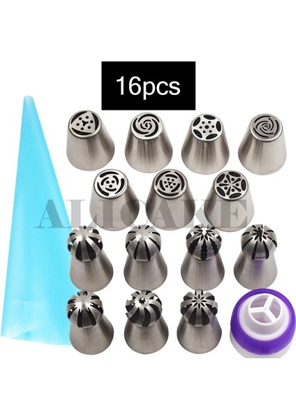 9 Adet Tarzı Russiag Ipuçları Krem Nozullar Kek Aracı Için Set G Pasta Torbası Pasta ve Fırın Aksesuarları Kek Dekorasyon Araçları (Yurt Dışından) indirimleri