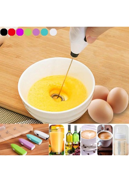 Siyah Stil Elektrikli Mini Kulp Pişirme Yumurta Çırpıcı Suyu Sıcak Içecekler Süt Köpürtücü Kahve Karıştırıcı Köpürtücü Çırpma Mikser (Yurt Dışından) fırsatları