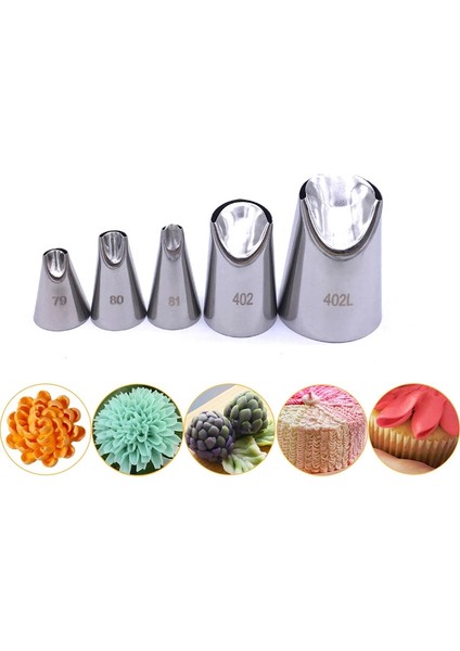 Açık Gri Tarzı Et Dahlia Gül Yaprakları Fırfır Yaprak Ipuçları Buzlanma G Nozullar Fondan Pasta Süsleme Pasta Cupcake Araçları (Yurt Dışından) fiyatları