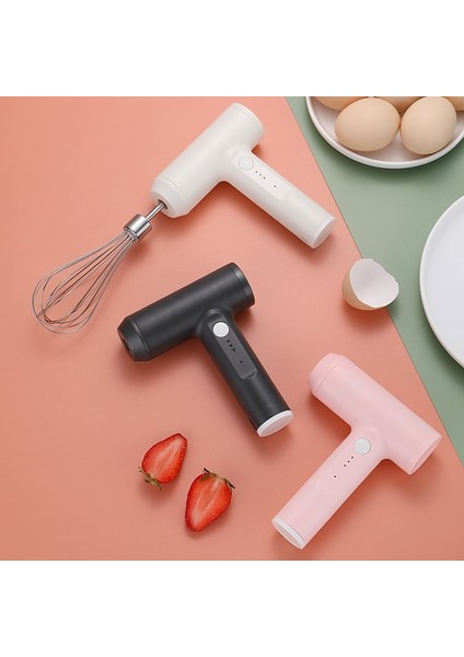 Beyaz Stil Mini Güç Mikser Yumurta Çırpma Yendi Pişirme El Blender Süt Köpürtücü Ev Kablosuz Şarj El Elektrikli Çırpma Köpüklü Karışım (Yurt Dışından) fırsatları