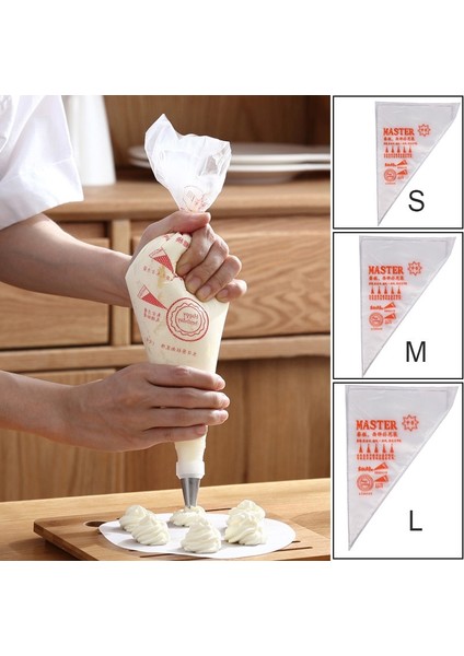 100 Adet L Tarzı Kek Tek Kullanımlık G Torba Cupcake Pasta Torbası Buzlanma Memesi Fondan Kek Dekorasyon Pasta Ipuçları Aracı Mutfak Kek Aracı (Yurt Dışından) fiyatları