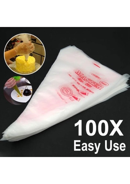 100 Adet L Tarzı Kek Tek Kullanımlık G Torba Cupcake Pasta Torbası Buzlanma Memesi Fondan Kek Dekorasyon Pasta Ipuçları Aracı Mutfak Kek Aracı (Yurt Dışından) indirimleri