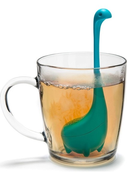 Yeşil Stil Yaratıcı Çay Demlik Süzgeç Su Canavarı Yaprak Filtre Difüzör Baharat Ot Konteyner Kahve Çay Araçları Yeniden Kullanılabilir Silikon Çay Poşeti (Yurt Dışından)