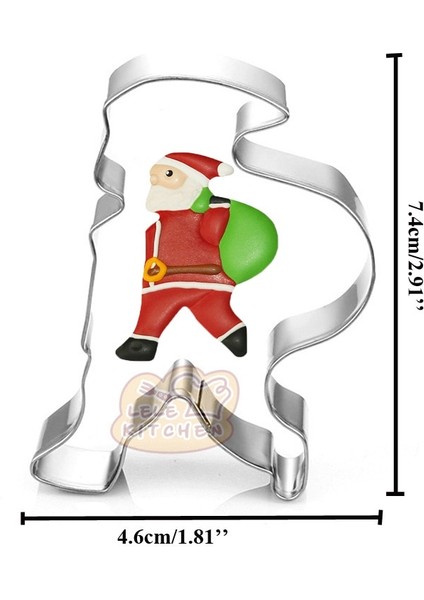 Menekşe Tarzı Atisserie Reposteria Mutfak Bakeware Noel Serisi Metal Çerez Kesici Fondan Kek Dekor Aracı Bisküvi Pasta Kalıbı (Yurt Dışından)