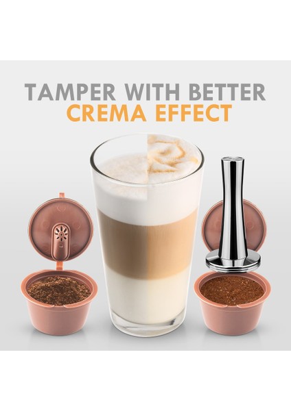 3krem Tarzı Dolce Gusto Için Yeniden Kullanılabilir Kahve Kapsül Kahve Filtre Fincan Filtreler Kaşık ile Dolcegusto Için Uyumlu Fırça Mutfak Aksesuarları (Yurt Dışından)