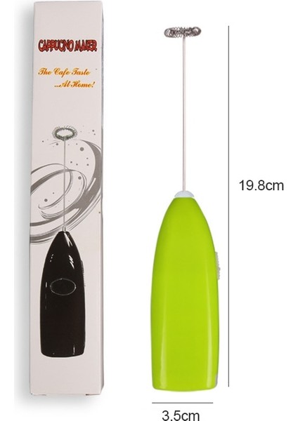 Yeşil Stil Mini Elektrikli Yumurta Çırpıcı Krem Karıştırıcı Blender Mikser Çok Fonksiyonlu Kahve Süt Köpürtücü Köpürtücü Yumurta Aracı Mutfak Aksesuarları (Yurt Dışından)