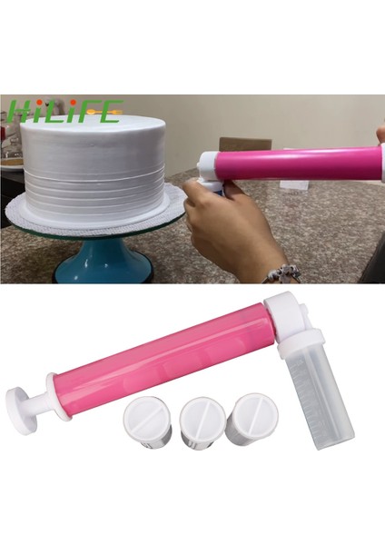 Pişirme Dekorasyon Araçları Mutfak Aksesuarları Pasta Süslemek Için Pastacılık Toz Alma Sprey Tüpü Renkli Duster Manuel Airbrush (Yurt Dışından)