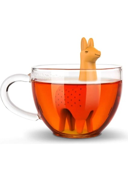 Aşk Çay Demlik Stili Gıda Sınıfı Silikon Kauçuk Como Llama Çay Demlik Alpaka Hayvan Çay Filtresi Çay Süzgeci (Yurt Dışından) fırsatları