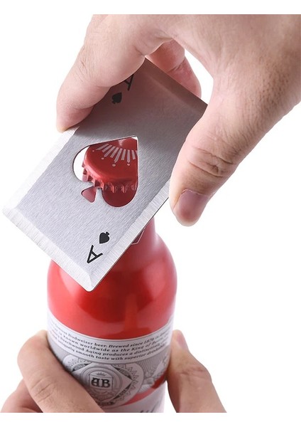 No.1 Tarzı Yaratıcı Poker Şekilli Şişe Açacağı Paslanmaz Çelik Kredi Kartı Boyutu Casino Şişe Açacağı Mutfak Aletleri ve Aksesuarları (Yurt Dışından) fiyatları