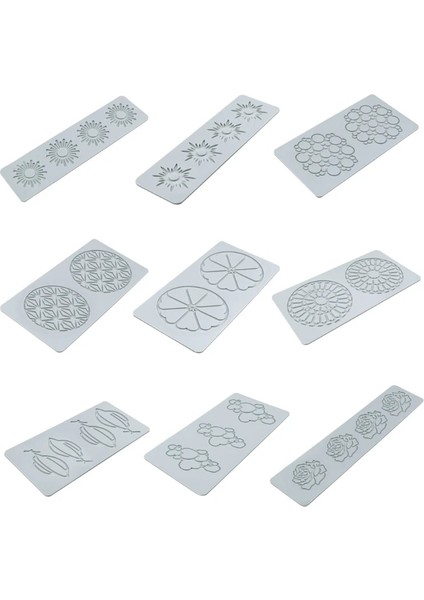 No.84 Tarzı Şeker El Sanatları Silikon Ped Geometrik Desen Yaprakları Tasarım Dantel Mat Çikolata Kalıpları Tatlı Fondan Kek Dekorasyon Kalıpları (Yurt Dışından) modelleri