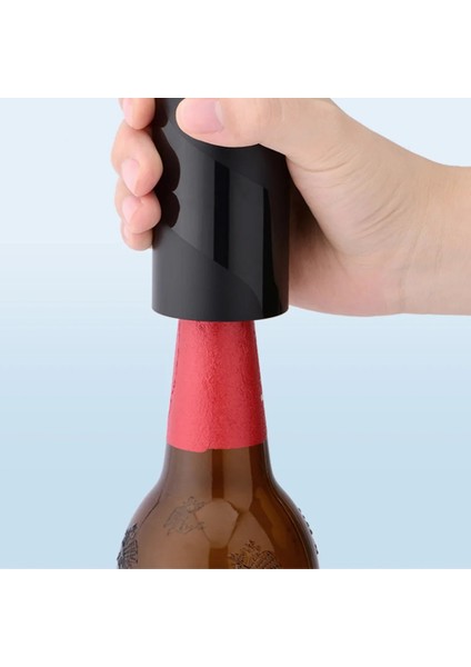 Kolay Basın Bira Şişe Açacağı Paslanmaz Çelik Aşağı Itin Bira Şişe Kapağı Açma Aracı Otomatik Bira Başlatıcı Mutfak Aksesuarları (Yurt Dışından) fırsatları