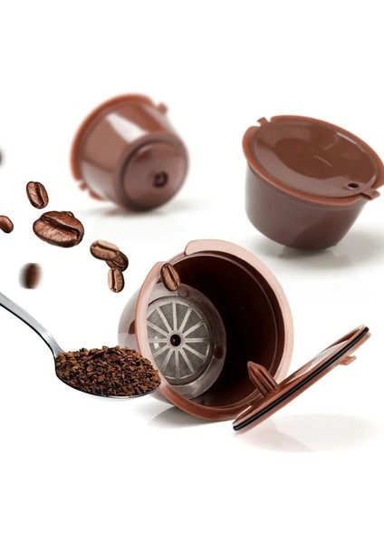 Kırmızı Stil Yeniden Kullanılabilir Kahve Kapsül Filtre Fincan Nescafe Dolce Gusto Için Doldurulabilir Kapak Kahve Damlatıcı Süzgeç Çay Sepeti Mutfak Aksesuarı (Yurt Dışından) modelleri