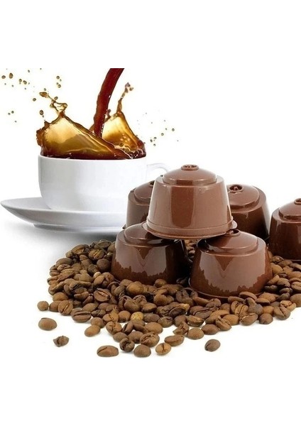 Kırmızı Stil Yeniden Kullanılabilir Kahve Kapsül Filtre Fincan Nescafe Dolce Gusto Için Doldurulabilir Kapak Kahve Damlatıcı Süzgeç Çay Sepeti Mutfak Aksesuarı (Yurt Dışından) fırsatları