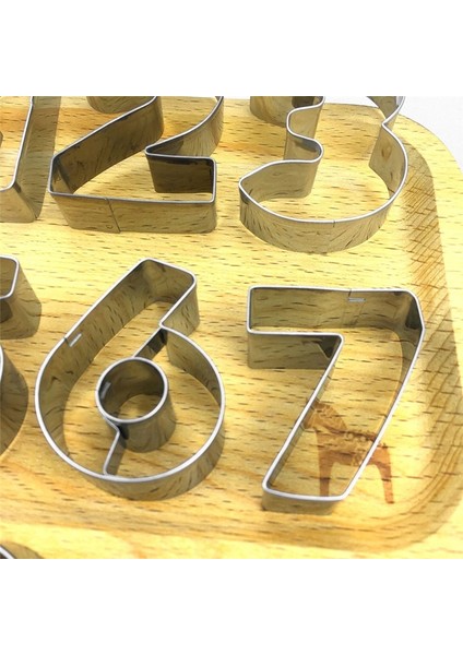 No.2 Tarzı D Yaratıcı Numara Şekilli Çerez Kesici Seti Premium Paslanmaz Çelik Bisküvi Kalıbı Fondan Kesici Mutfak Pişirme Aracı (Yurt Dışından) indirimleri