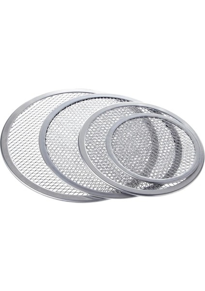 14 Inç Tarzı Alüminyum Hasır Izgara Pizza Ekranı Yuvarlak Fırın Tepsisi Net Mutfak Aletleri Fırınlar Kiti (Yurt Dışından) modelleri