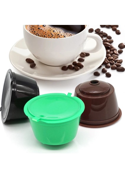 Siyah Stil Doldurulabilir Kahve Makinesi Yeniden Kullanılabilir Kapsül Kahve Fincanı Nescafe Pod Dolum Filtresi Cof Ware Pod Süzgeç Dolce Gusto Için Hediye (Yurt Dışından) fırsatları