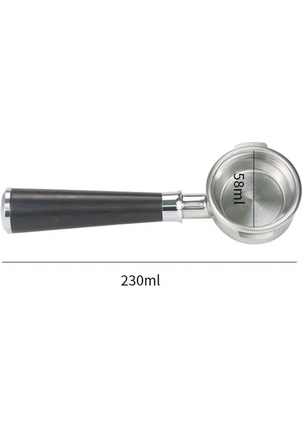 350ML Gümüş Tarzı 58MM Dipsiz Kahve Saplı Portafilter Breville Bes XLBES980 Xl Kahve Makinesi Kahve Gereçleri Makineleri Filtre Sepeti (Yurt Dışından)