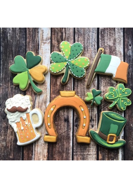 4pc Tarzı Kenıao Dört Yapraklı Yonca Shamrock Kurabiye Kesici - 4 Farklı Boyut - Aziz Patrick Günü Bisküvi Ekmek Kalıpları - Paslanmaz Çelik (Yurt Dışından) fırsatları