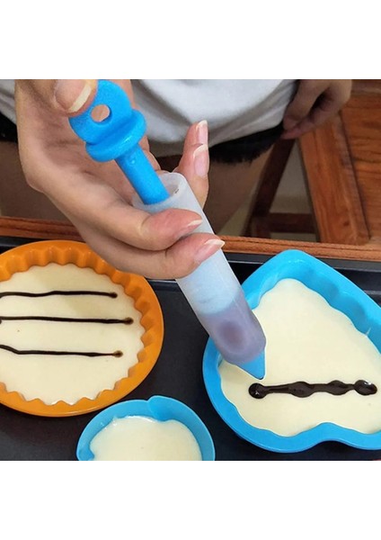 Kırmızı Stil Pasta Kreması Çikolata 4 Nozullu Dekorasyon Kalemi Çerez Buzlanma G Şırınga Silikon Gıda Yazma Kalemi Tatlı Dıy Kek Için (Yurt Dışından) fiyatları