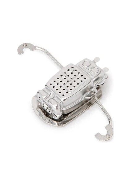 Robot Stili Sıcak Üretici Doğrudan Çay Demlik Paslanmaz Çelik Sevimli Çay Robot Demlik Geri Dönüşümlü Çay Süzgeçleri Maymun Çay Aracı (Yurt Dışından)