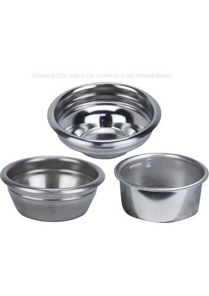 58MM-2CUP Stili mm Paslanmaz Stee Kahve Tozu Kasesi Değiştirme Filtre Sepeti Kahve Aksesuarları Otomatik Kahve Makinesi (Yurt Dışından)