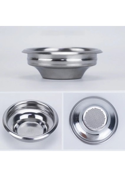 58MM-2CUP Stili mm Paslanmaz Stee Kahve Tozu Kasesi Değiştirme Filtre Sepeti Kahve Aksesuarları Otomatik Kahve Makinesi (Yurt Dışından)