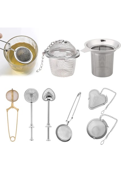 No.9 Tarzı Örgü Çay Demlik Yeniden Kullanılabilir Çay Süzgeç Demlik Paslanmaz Çelik Gevşek Çay Yaprağı Baharat Filtre Drinkware Mutfak Aksesuarları (Yurt Dışından) indirimleri