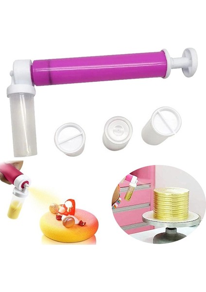 L 100 Adet Tarzı Kek Dekorasyon Araçları Manuel Pistole Püskürtme Tabancası Dıy Dekorasyon Püskürtme Boyama Cupcakes Pişirme Dekorasyon Mutfak Pasta Aracı (Yurt Dışından) fırsatları