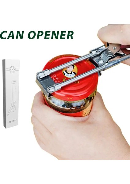 Gümüş Tarzı Tirbuşon Paslanmaz Çelik Tutucu Konserve Açacağı Çok Fonksiyonlu Ayarlanabilir Manuel Kavanoz Kapağı Açacağı Mutfak Aletleri Gadget Malzemeleri (Yurt Dışından) modelleri