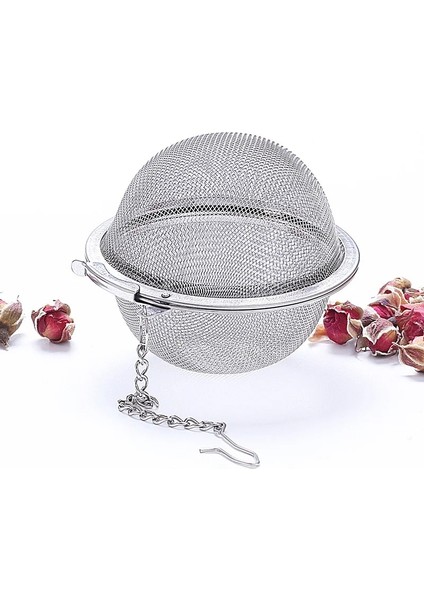 11CM Tarzı 5 Boyut Paslanmaz Çelik Çay Demlik Küre Kilitleme Baharat Çay Topu Süzgeç Örgü Demlik Çay Filtresi Süzgeçler Mutfak Aksesuarları (Yurt Dışından) fiyatları