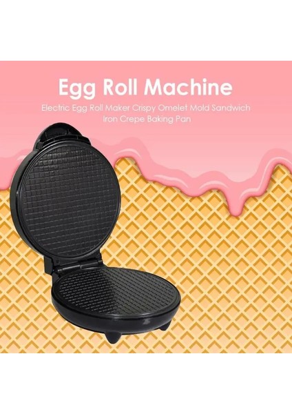 Siyah Stil Barbekü Biftek Hamburger Elektrikli Izgara Waffle Makinesi Gıda Dereceli Yapışmaz Tava Izgara Tasarımını Derinleştirme Yumurta Kızartma Sandviç Makinesi (Yurt Dışından) modelleri