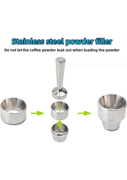 1 Çelik Yüzük Stili Capsulone 3. Paslanmaz Çelik Metal Kapsül Nespresso ile Uyumlu Yeniden Doldurulabilir Yeniden Kullanılabilir Kahve Kapsülü Kapsülü (Yurt Dışından) fiyatları