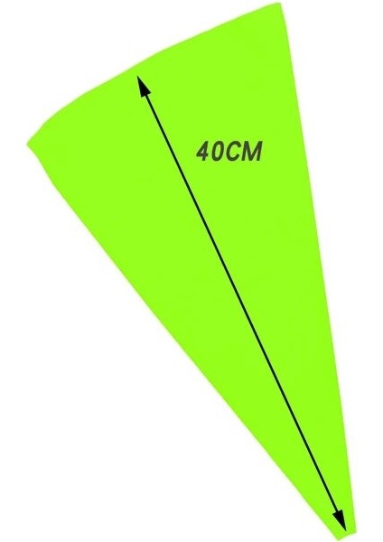 1 Adet Yeşil 16 Inç Tarzı Mutfak Aletleri Kremalı Pasta Torbası Pişirme Aksesuarları Dıy Kek Dekorasyon Gıda Sınıfı Evatpu Yeniden Kullanılabilir Çantalar (Yurt Dışından)