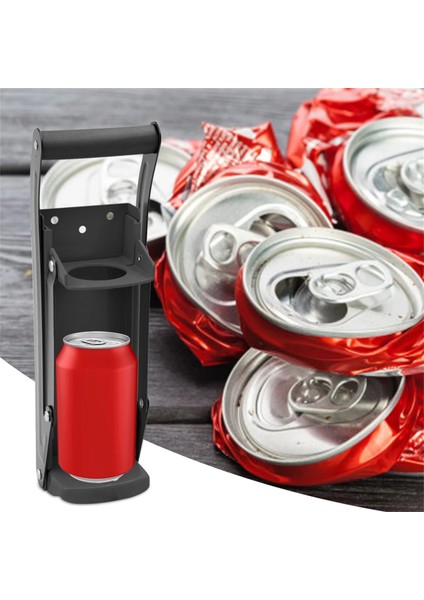Siyah Stil 16 Oz 500 ml Can Basın Şişe Kırıcı Metal Can Kırıcılar Ağır Şişe Açacağı Smasher Mutfak Aletleri Soda Bira Kutuları Şişeleri (Yurt Dışından) modelleri