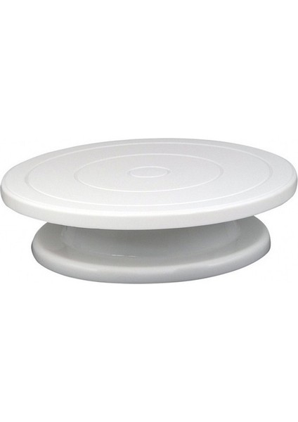 Beyaz Stil Mutfak Aksesuarları Kendin Yap Pişirme Aletleri Kek Aletleri Döner Tabla Döner Plastik Hamur Bıçağı Kek Dekorasyon Kremalı Kek Standıturntable (Yurt Dışından)