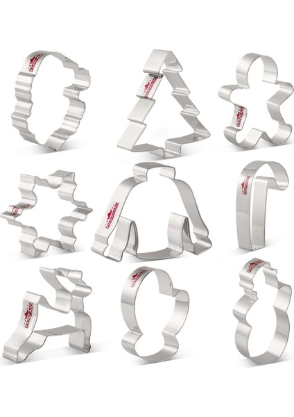 Noel 9pc - B Tarzı Kenıao Sonbahar Kış Tatili Kurabiye Kesici Seti - Cadılar Bayramışükran Gününoel Bisküvi Ekmek Pişirme Kalıbı - Paslanmaz Çelik (Yurt Dışından)