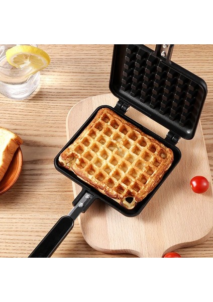 Waffle Pişirme Tavası Yapışmaz Çift Taraflı Waffle Pişirme Kalıbı Tava Pişirme Araçları Yumurta Waffle Koni Makinesi Kek Fırını Kahvaltı Makinesi (Yurt Dışından) fiyatları