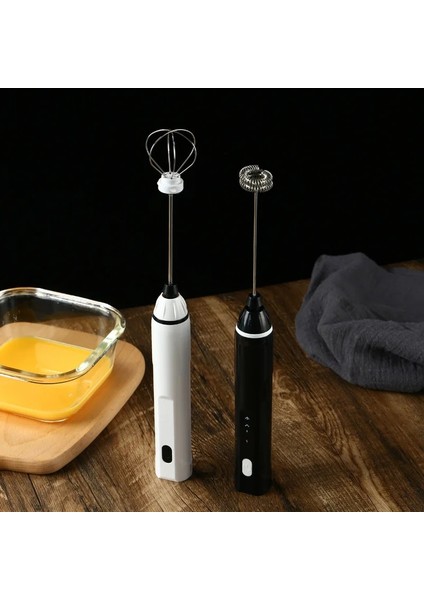 Siyah Yükseltme Stili Elektrikli Kahve Mikseri Şarj Edilebilir Süt Çalkalayıcı Makinesi Frother Foamer USB Şarjlı Yumurta Çırpıcı Elde Taşınabilir 3 Hız Ayarlanabilir Blender (Yurt Dışından) modelleri