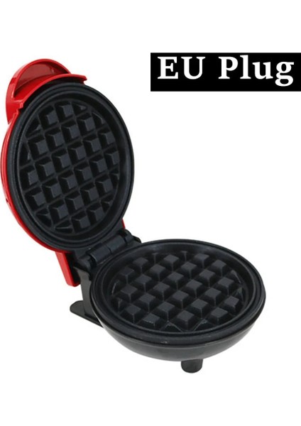 Ab Fiş Tarzı Mini Elektrikli Waffle Makinesi Kabarcık Yumurta Kek Fırını Kahvaltı Waffle Makinesi Kızarmış Yumurta Gözleme Tavası Yumurta Makinesi Waffle Potu (Yurt Dışından)
