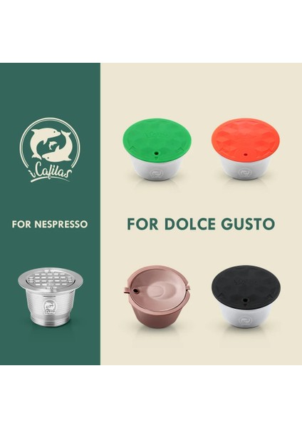 Çoklu Stil Dolce Gusto Bağlantısı Nespresso Için Doldurulabilir Kahve Kapsülü Plastik Kapsül Doldurulabilir Yeniden Kullanılabilir (Yurt Dışından) fiyatları
